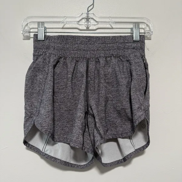 Lululemon Tracker Short V *4" Heather Lux Multi Black‎ Size 4 - Image 5