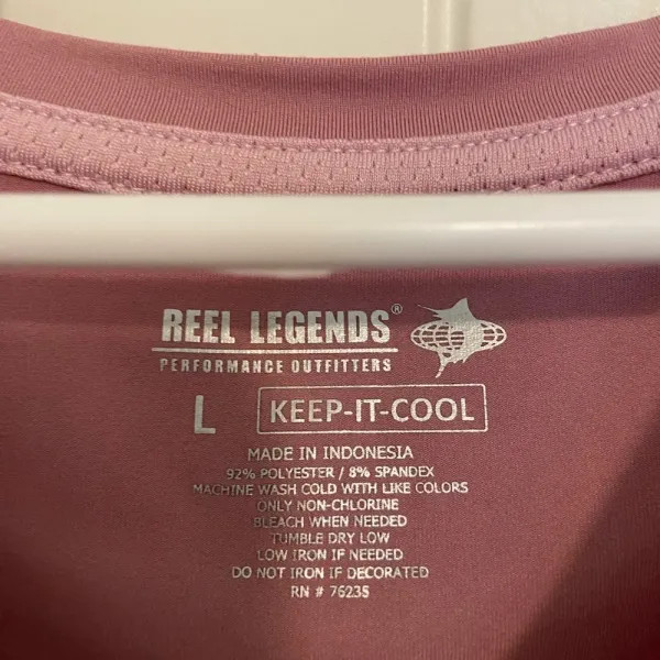 NWOT | Reel Legends women’s keep-it-cool purple‎ active top — large - Image 4