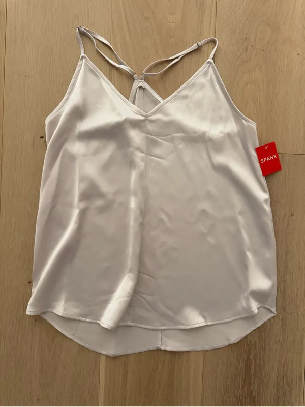 NWT Spanx V-Neck Satin Cami Top - Image 3