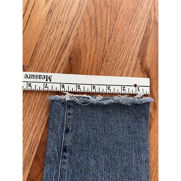 Madewell Jeans Womens 23 Blue The Perfect Vintage Crop Fray Hem Denim‎ Stretch - Image 7