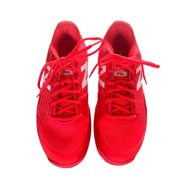 New Balance 996v3 Tennis Shoes Wmns 9 Red White Athletic Court MCY996R3 ProBank - Image 2