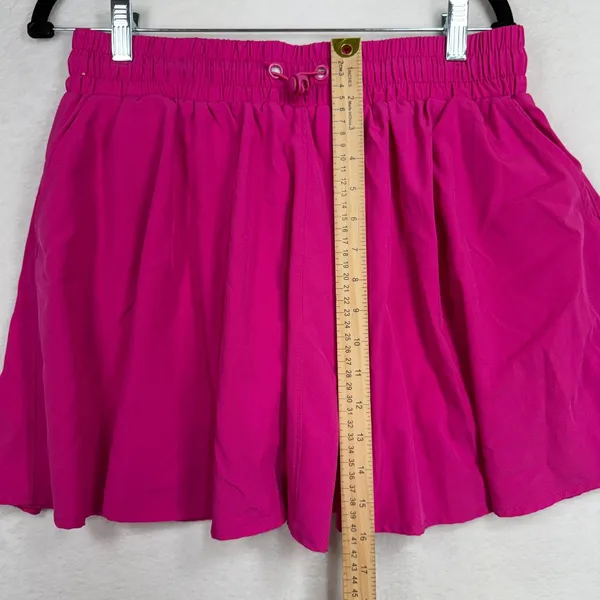 SSYS The Label L Athletic Skort Hot Pink Pocket Activewear Mini Skirt Pickleball - Image 11