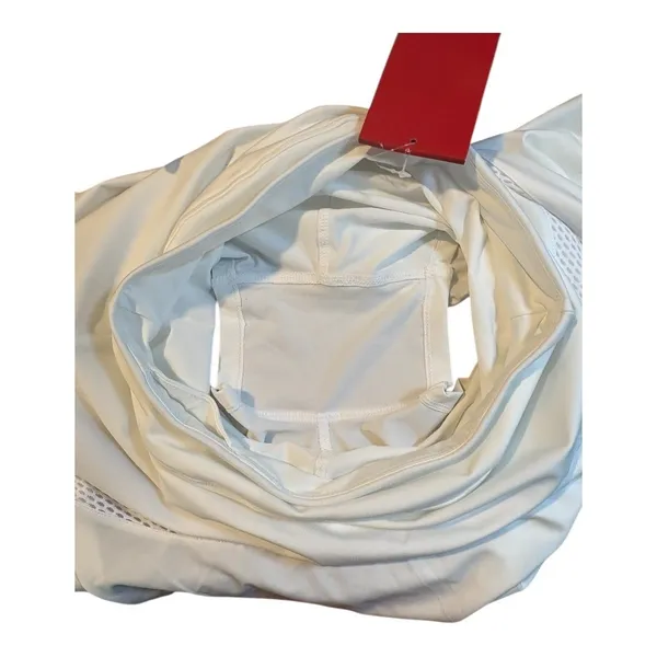 Camel Crown Skort Athletic Skirt‎ Womens Small White Mesh Panel Ruffle Hem NWT - Image 11