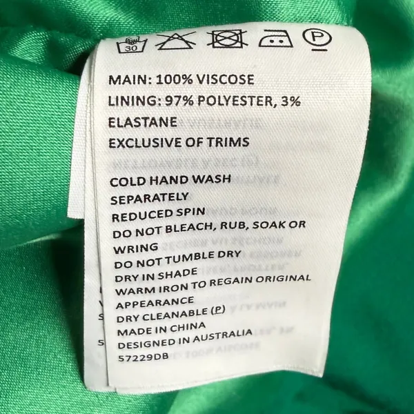 Bardot L Green Wrap Ruffle Hem Halter Mini Dress Tie Sash Cocktail Wedding Guest - Image 10
