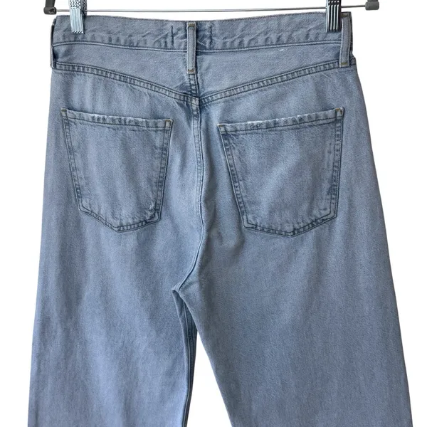 Agolde Ren High Rise Wide Leg Jeans Lightwash Capsule‎ Comfort Minimalist 28 - Image 7