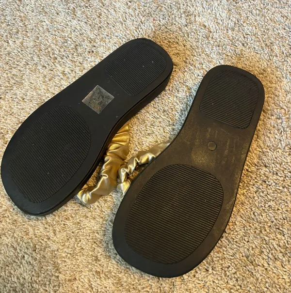 Target Gold Flip Flops - Image 3