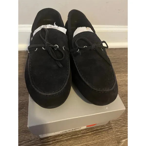 Everlane the Boat Shoe Dark Navy Suede - Image 9