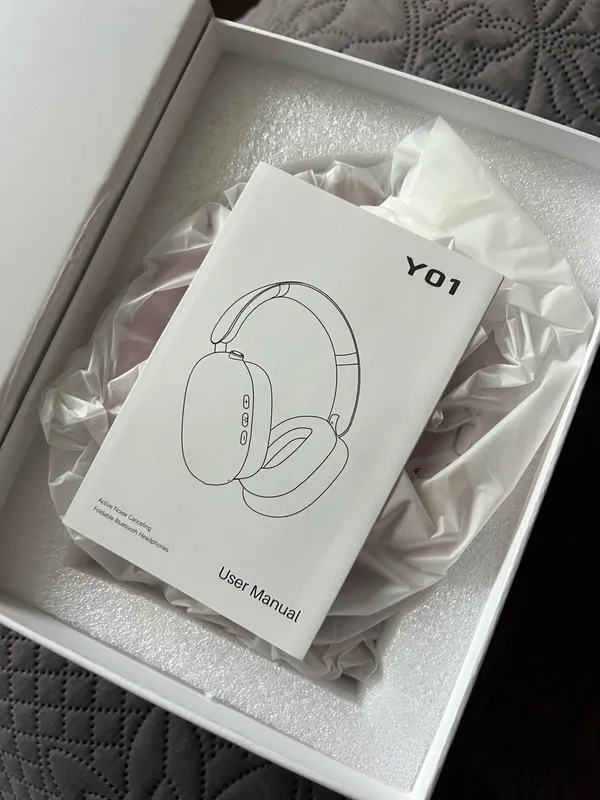 WENTRONIC Y01 Over-Ear Wireless Bluetooth Waterproof Headphones - Active Noise Reduction, 48-Hour Playtime, Hi-Fi Sound, Foldable, Soft Earpads, Built-In Mic, iOS/Android/PC Compatible, Work From Home Use, Father's Day Gifts, Noise Reduction Headphone, He - Image 6
