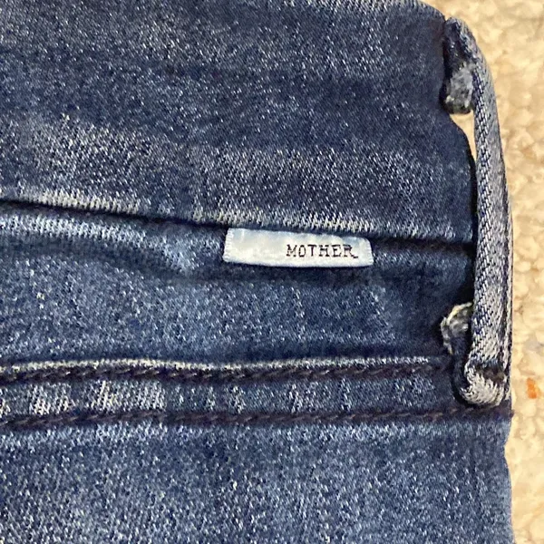MOTHER Denim Skinny Jeans THE LOOKER 28 - Image 6