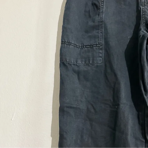 Free People Boyfriend Chino Utility Pants Black Size 6 - Image 6