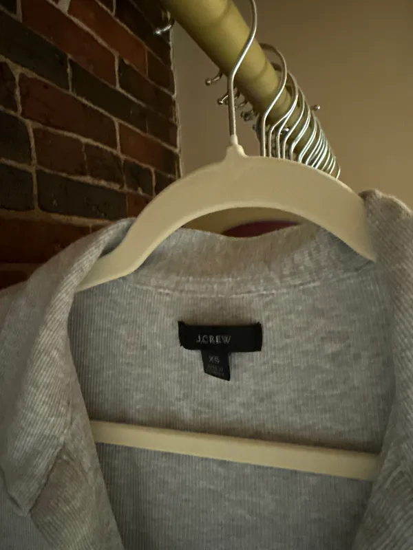 J.Crew Collared Shirt Gray - Image 2