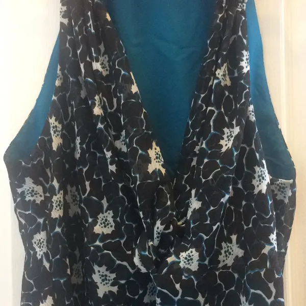 FINAL MARKDOWN Worthington Surplice knotted front top 12 - Image 2