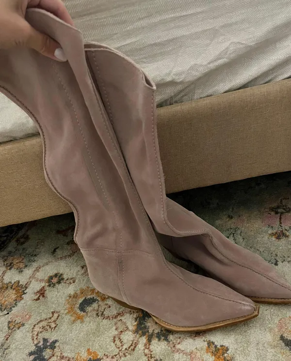 Free People Suede Boots - Image 3