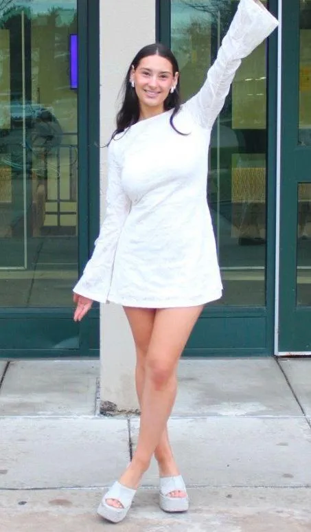 Cream Mini Dress - Image 5