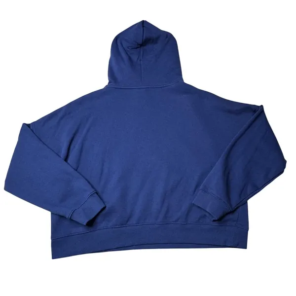 Disney World 50th Anniversary Cropped Hoodie L Navy Rose Gold - Image 3