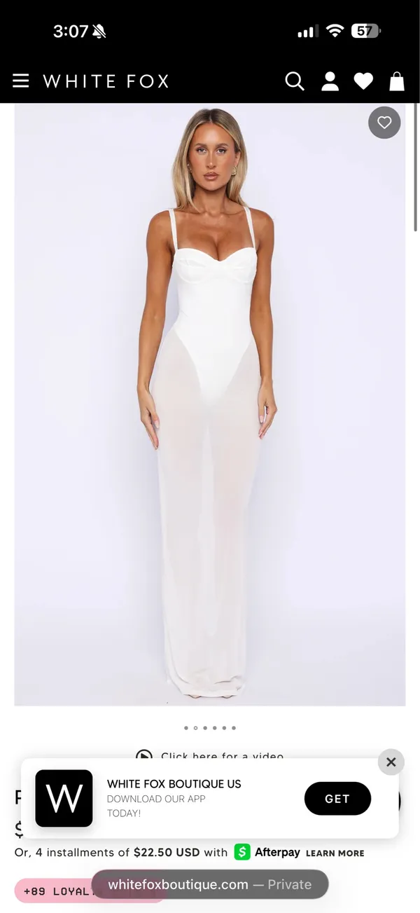 White Fox Boutique White Dress - Image 3