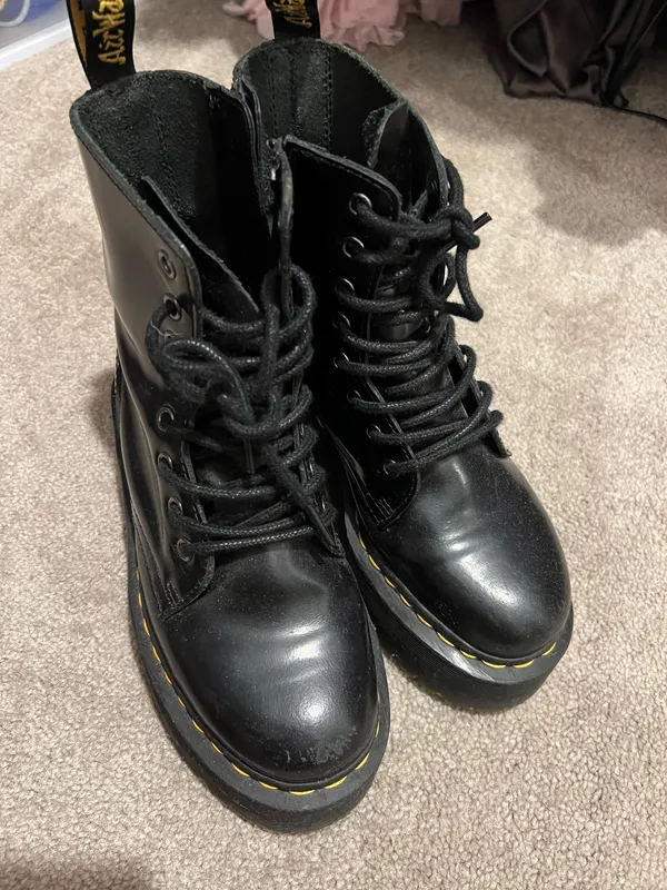 Platform Jadon Dr. Martens Boots Leather - Image 4