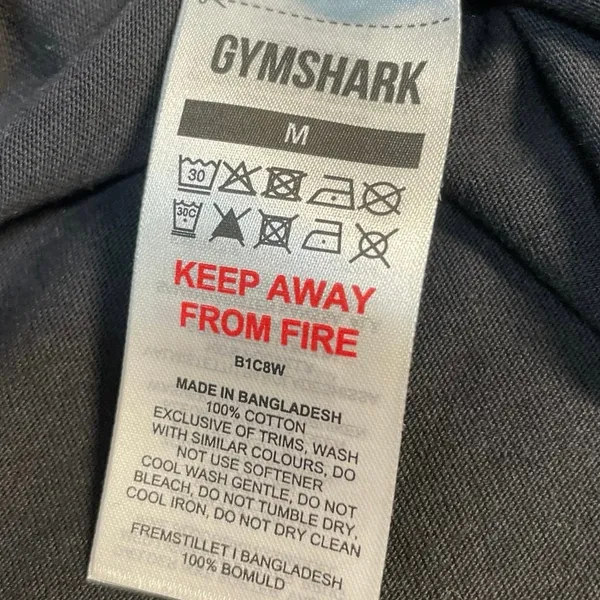 Gymshark Women's Black Strength Dept Long Sleeve Crewneck Sweatshirt Top Size M - Image 5