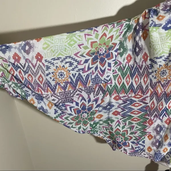 Maeve Bryanna Dolman Sleeve Geometric Blouse - Image 4