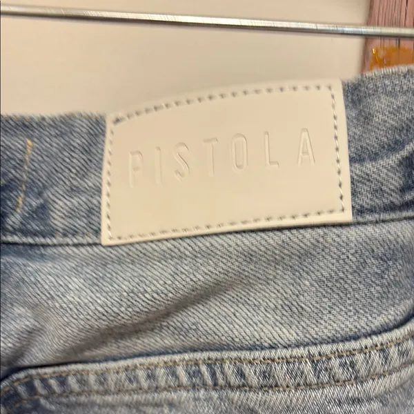 Pistola charlie high rise distressed straight leg Jeans - Image 5