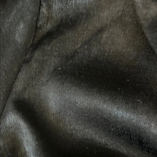 Lulus Wrapped Up In Love Black Satin Faux-Wrap Midi Dress - Image 8