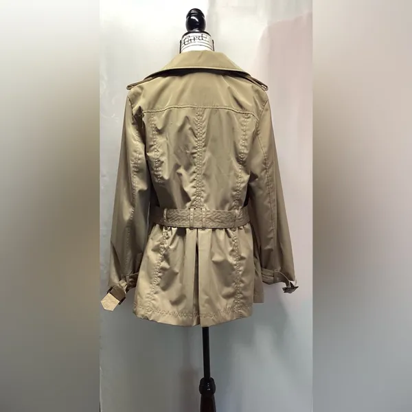 Worthington Vintage Classic camel tan pea coat. Size XL - Image 6