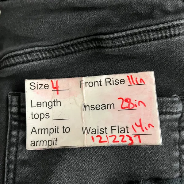 American Eagle black curvy super hi rise jeggings size 4 - Image 14