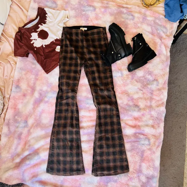 Shop Stevie Plaid Pants - Image 2