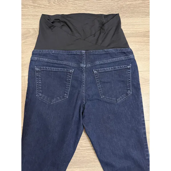 Isabel Maternity by Ingrid & Isabel‎ Dark Wash Skinny Jegging Blue Size 4/27R - Image 9