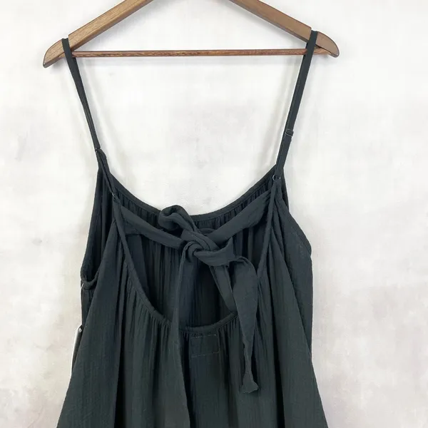 Sol Angeles Women Maxi Sundress Plus OS Gauzy Minimalist‎ Coastal Lounge Cruise - Image 2