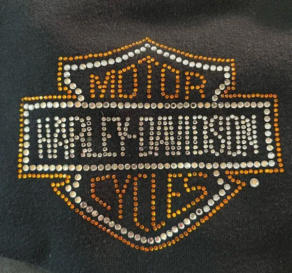 Harley Davidson Frieze O’Fallon IL Womens Size XL Black Short Sleeve Shirt Biker - Image 6