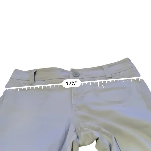 Y2K American Eagle Capri Pants Womens 8‎ Low Rise Fitted 2000s Casual FLAWED - Image 13