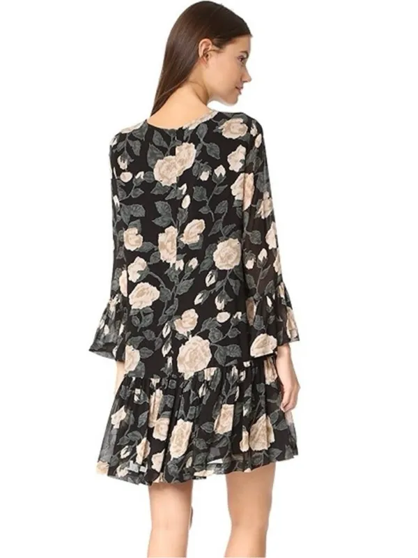 Ganni Carlton Georgette Dress | 36 - Image 3