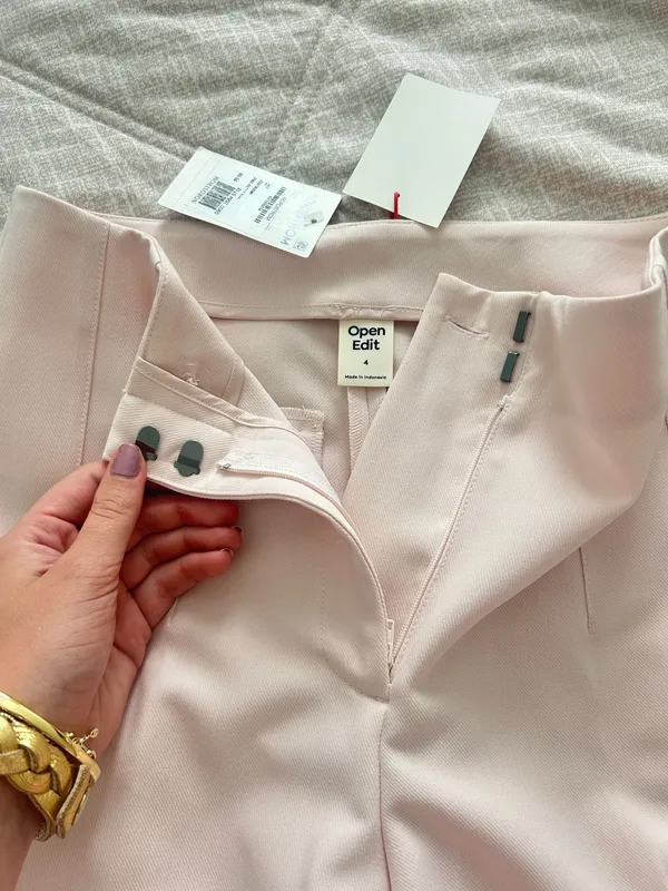 Open Edit Pink Pantsuit Vest Set - Image 6