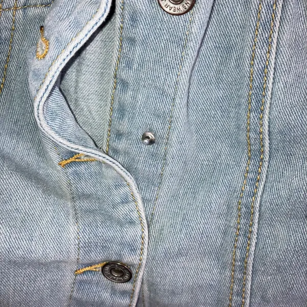 Ruffle Shoulder Denim Jacket Women S Light Wash‎ Raw Hem Cropped Western Spring - Image 8