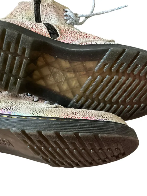 Dr Martens Pascal 1450 iridescent glitter booties size 5 - Image 5