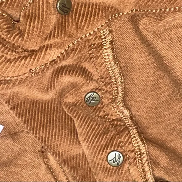 Free People Copper Rust Kyo Corduroy Utility Pants Size 6 Burnt Orange Cargo - Image 13