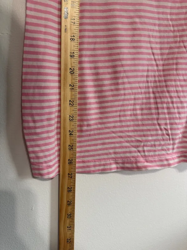 Lululemon Devotion Short Sleeve Tee
Classic Stripe White Pink Shell / Pink Shell - Image 9