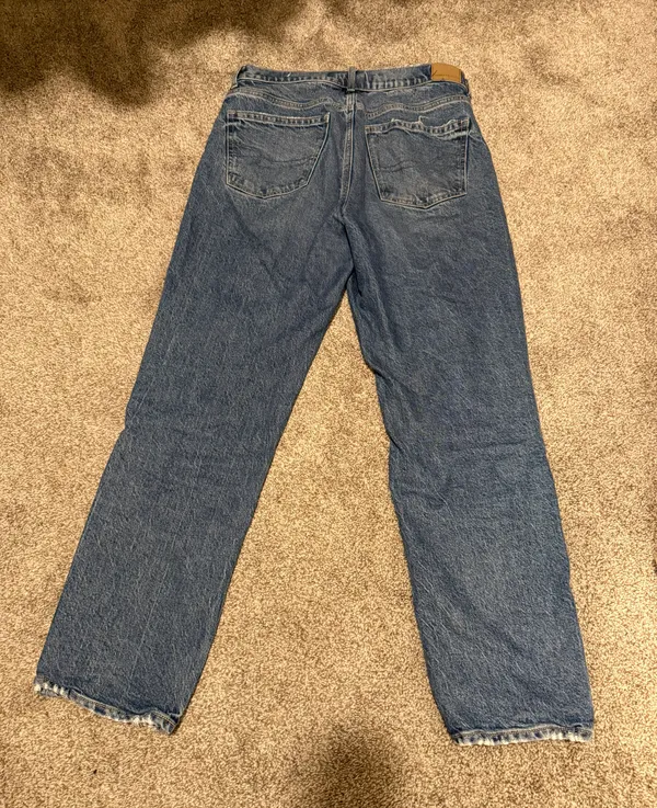 American Eagle Super High Rise Straight Jeans - Image 2
