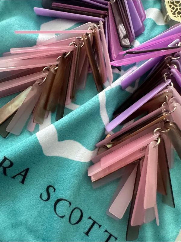 Kendra Scott Justyne Ombré Shell Statement Earrings - Image 5
