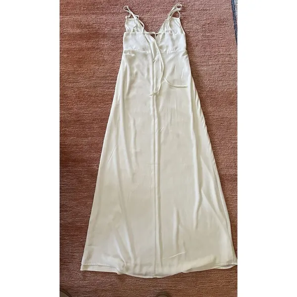 TOBI Ivory Sleeveless lined Maxi Sexy Women’s Dress Size Small - Image 8