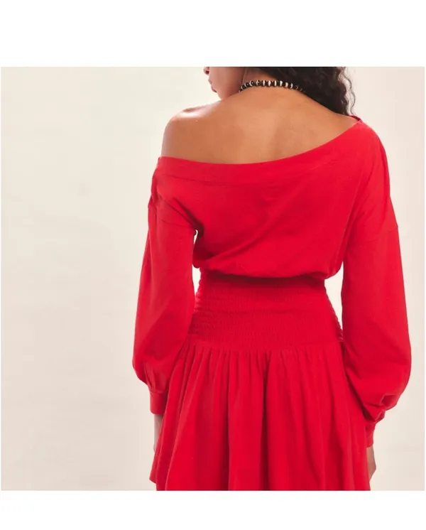 Scorching hot long sleeve mini dress free people - Image 2