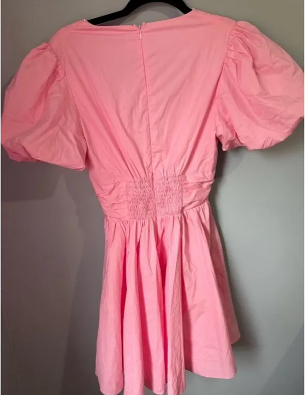 Hello Molly Pink Mini Dress - Image 6