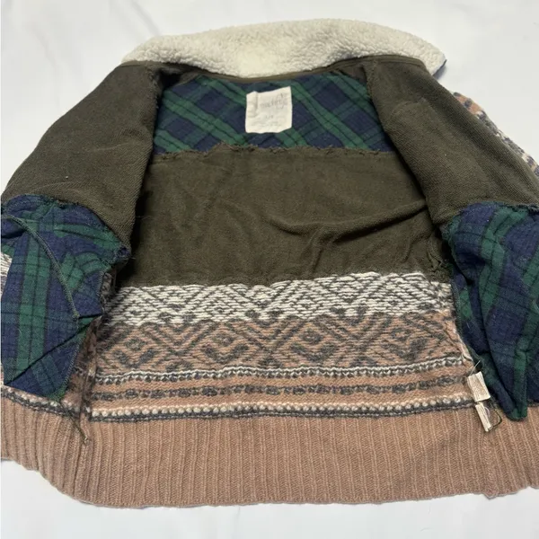 We The Free Fairisle Bomber Jacket: Size Large - Image 11
