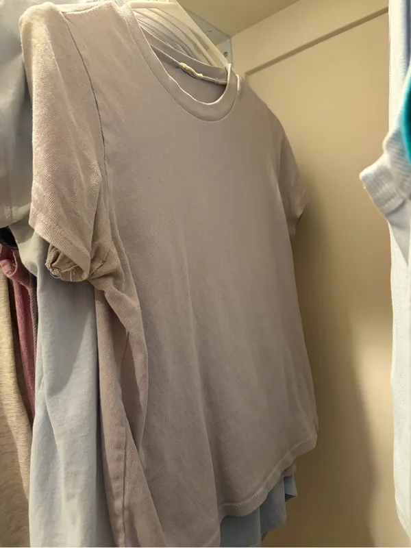 Brandy Melville Light Blue Short-Sleeve Crewneck Tee - Image 2