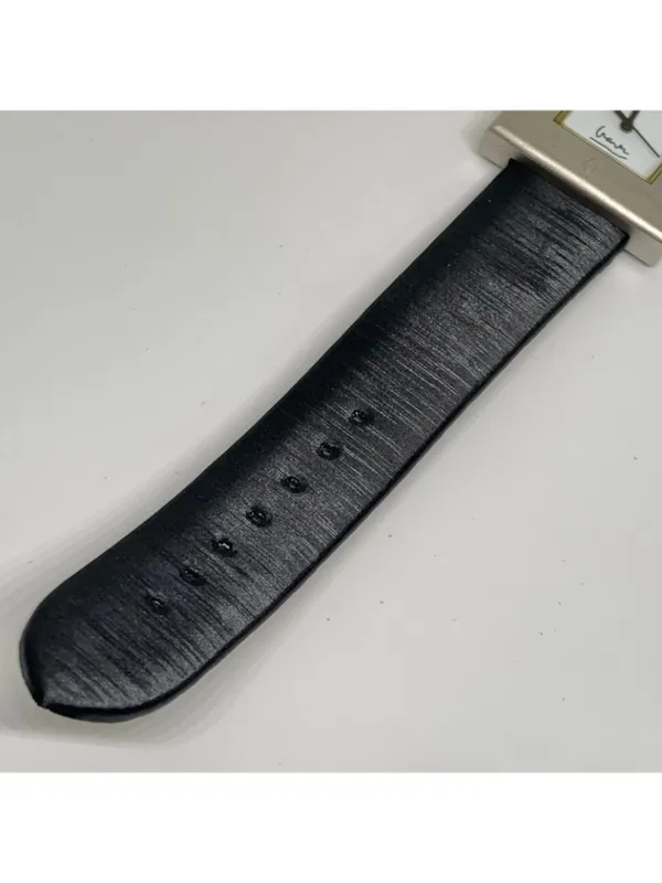 Projects Michael Graves Watch 30mm Square Dial Silver Tone quartz black running - Image 4