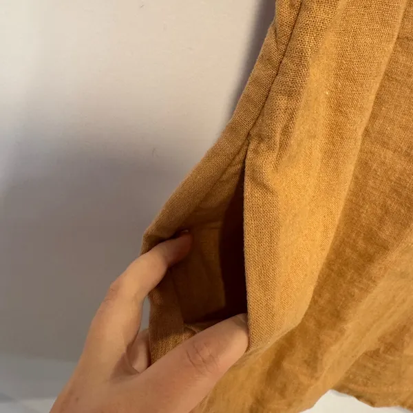 Abercrombie & Fitch Mustard Brown Mini Dress - Image 2