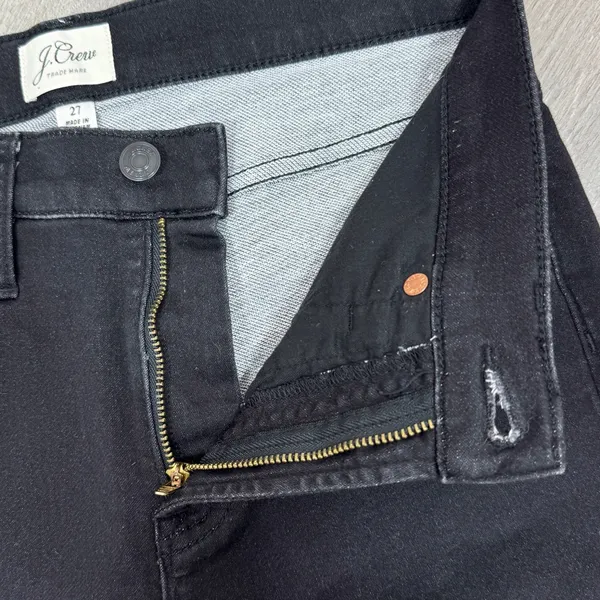 J. Crew High Rise Jegging Skinny Ankle Pants‎ Black 27 4 - Image 7
