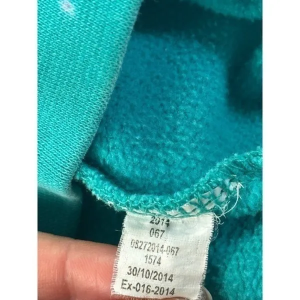 Pacific &‎ Co Pensacola Beach Florida Compass Sweatshirt Teal Small - Image 7