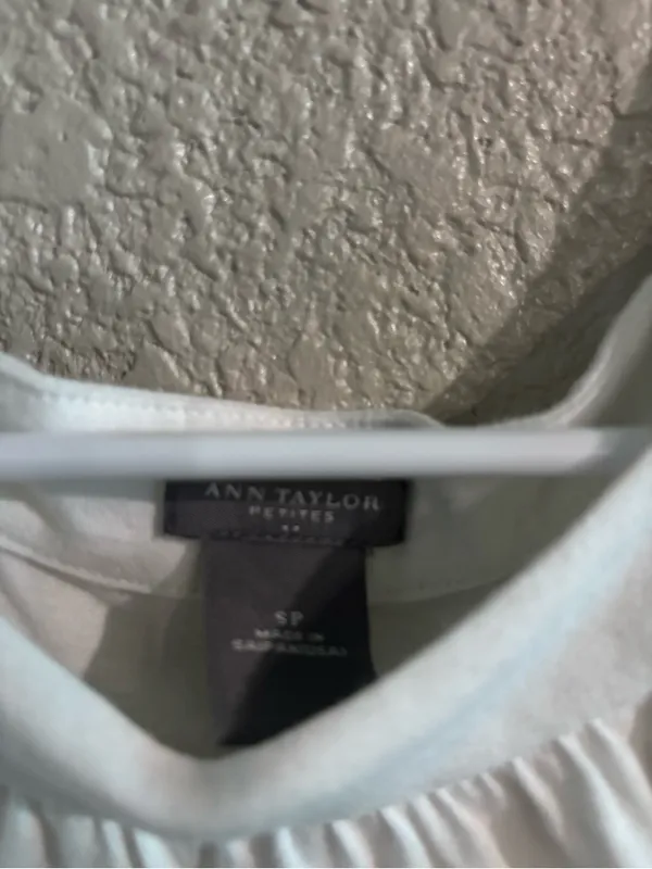 Ann Taylor White Halter Tank Top - Image 2